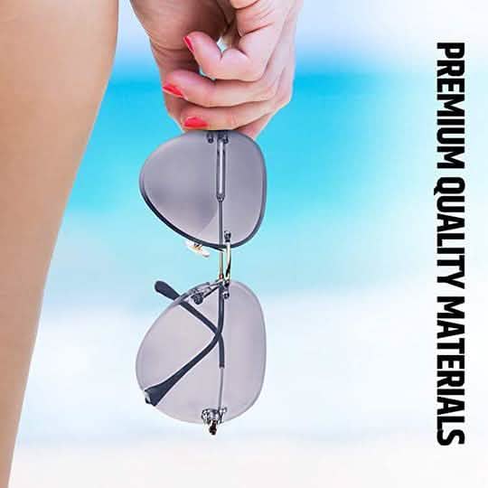 Women Aviation Sunglasses - Polycarbonate UV 400 Adjustable Legs DailySale