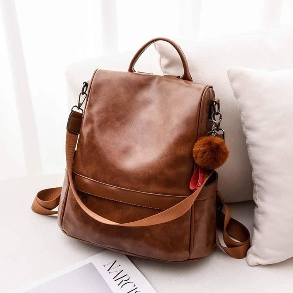 Women Backpack Purse PU Leather Anti-theft Casual Shoulder Bag DailySale