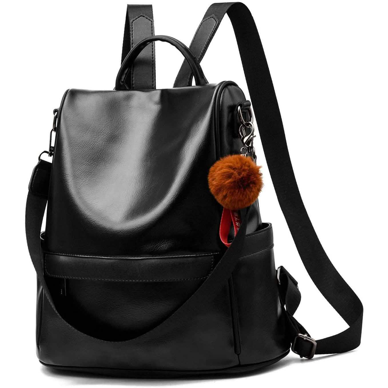 Women Backpack Purse PU Leather Anti-theft Casual Shoulder Bag DailySale