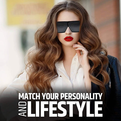 Women Big Frame Square Sunglasses DailySale