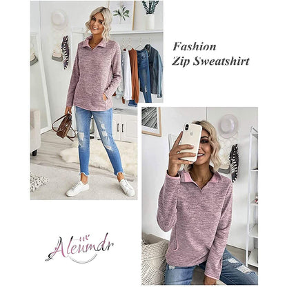 Women Casual Long Sleeve Stand Collar with Pockets DailySale