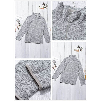 Women Casual Long Sleeve Stand Collar with Pockets DailySale