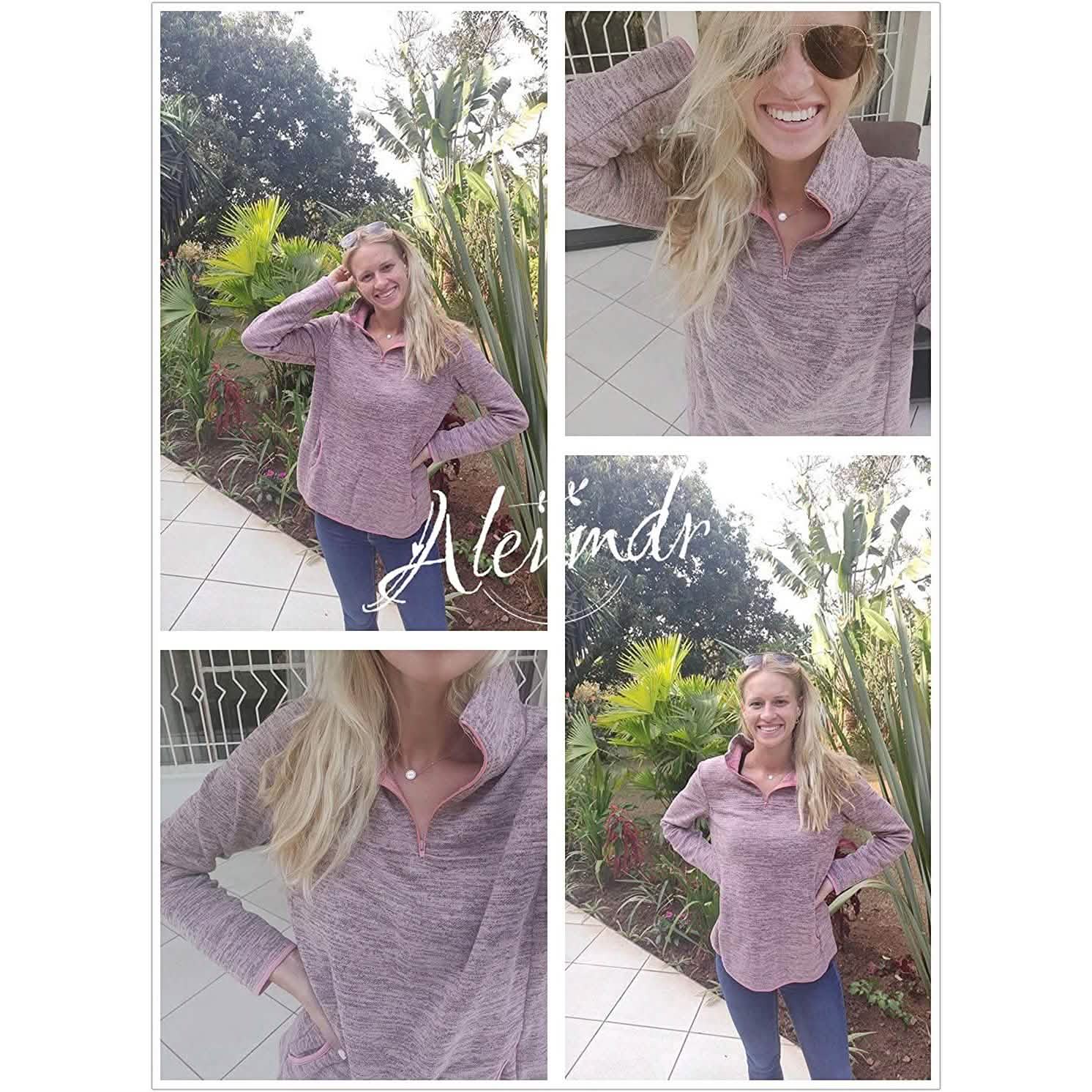 Women Casual Long Sleeve Stand Collar with Pockets DailySale