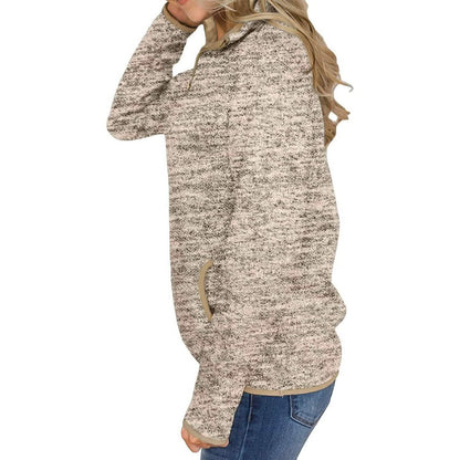 Women Casual Long Sleeve Stand Collar with Pockets DailySale