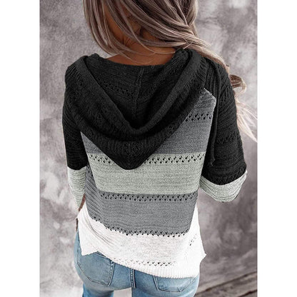 Women Casual Long Sleeve Zip Up Hooded Sweatshirt Hoodies DailySale