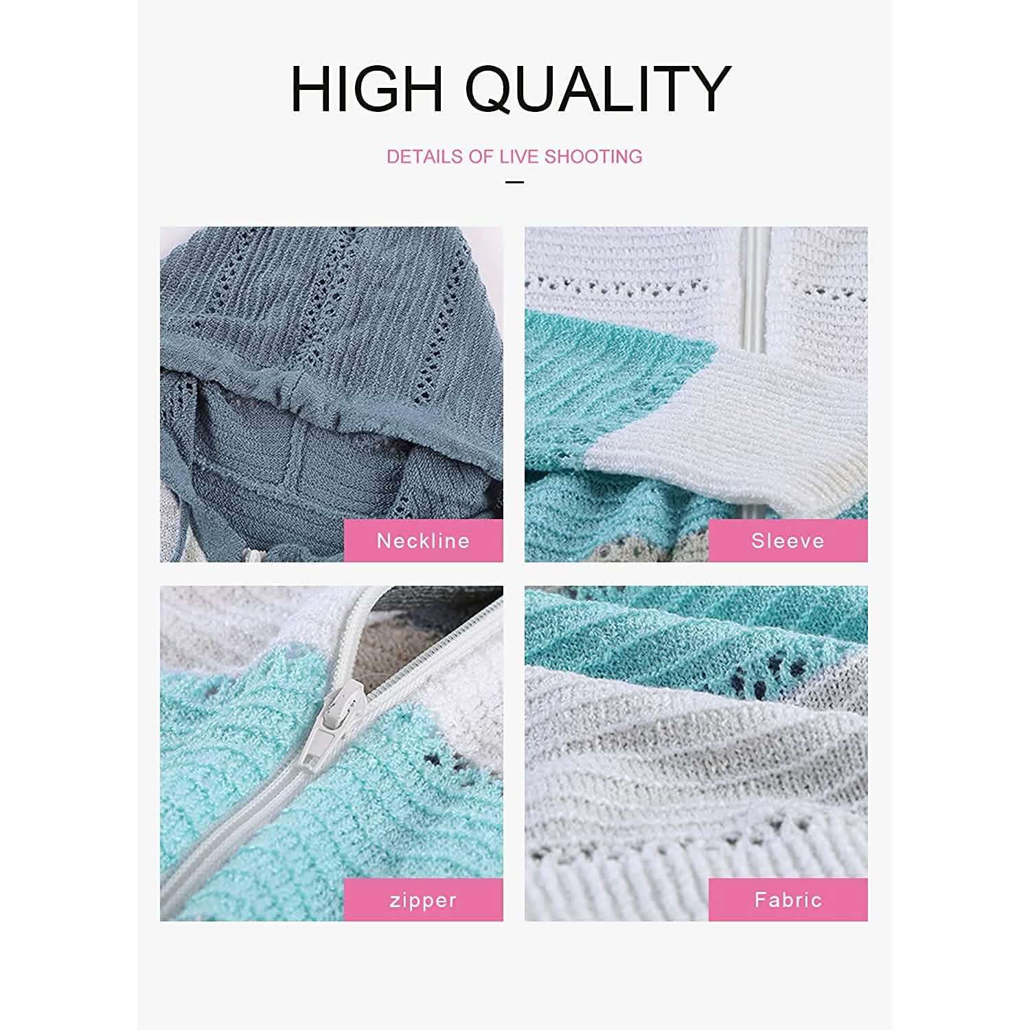 Women Casual Long Sleeve Zip Up Hooded Sweatshirt Hoodies DailySale