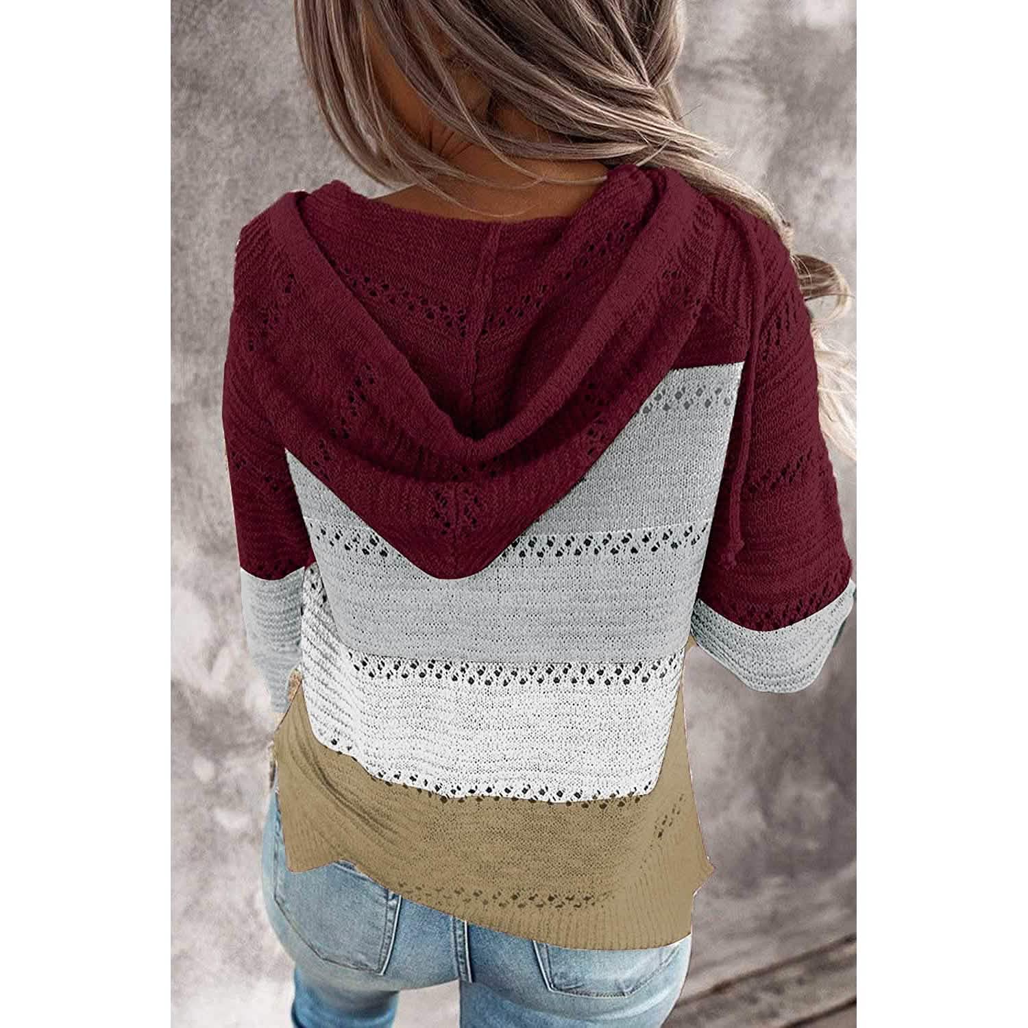 Women Casual Long Sleeve Zip Up Hooded Sweatshirt Hoodies DailySale