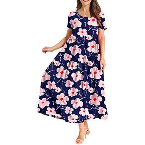 Women Casual Loose Bohemian Floral Dress DailySale