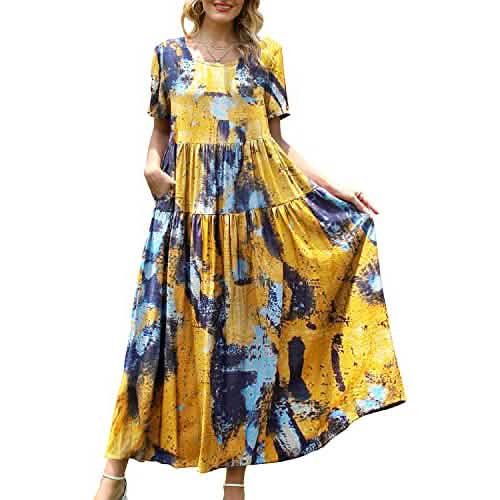 Women Casual Loose Bohemian Floral Dress DailySale