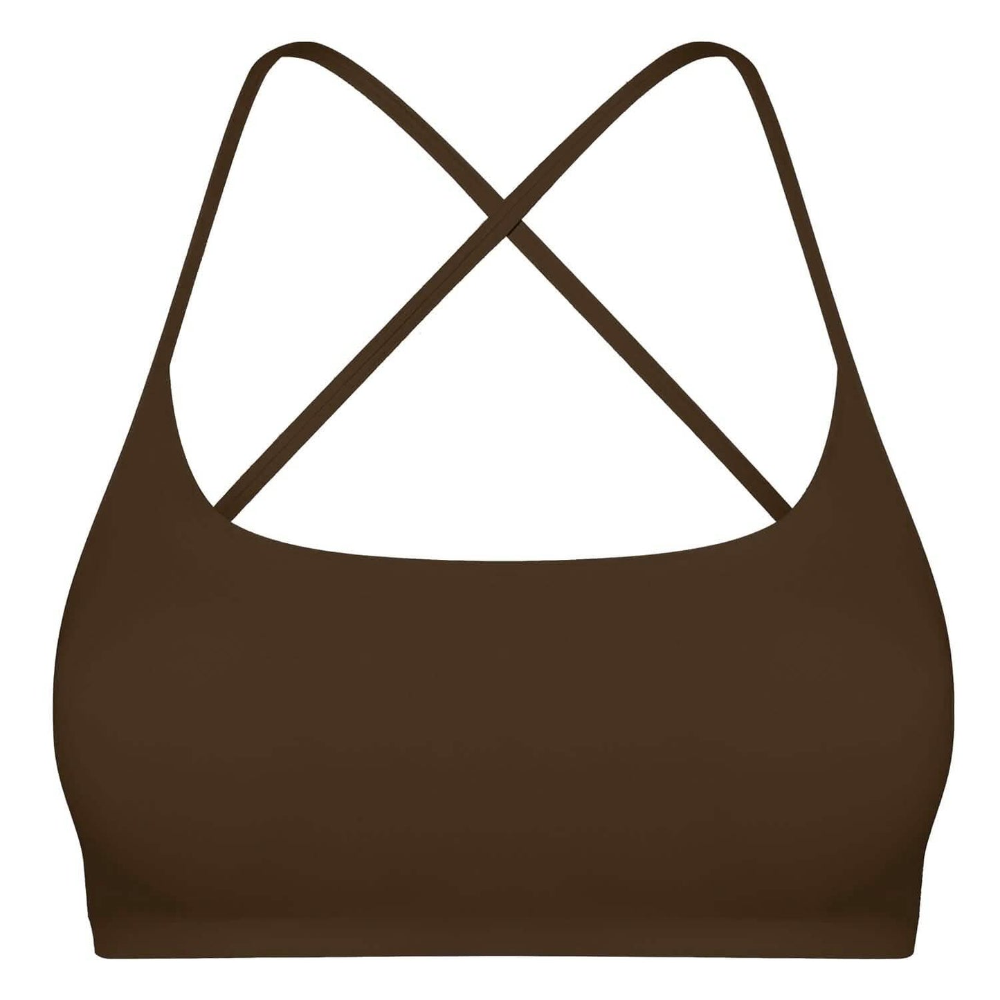 Women Cross Back Sport Bras Padded with Removable Pads Thin Straps DailySale