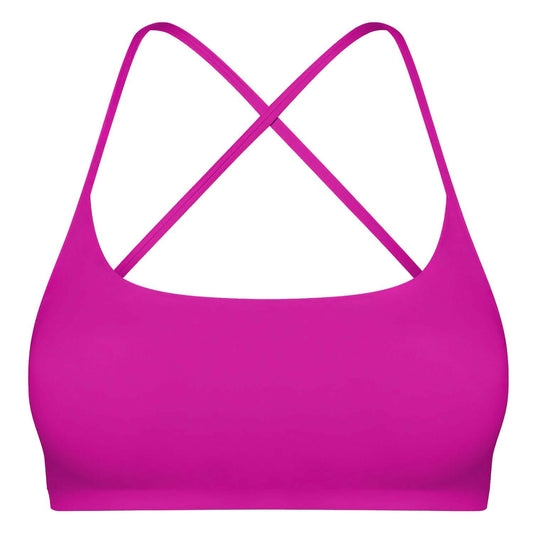 Women Cross Back Sport Bras Padded with Removable Pads Thin Straps DailySale