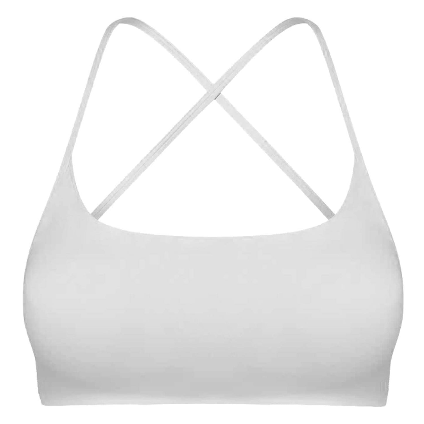 Women Cross Back Sport Bras Padded with Removable Pads Thin Straps DailySale