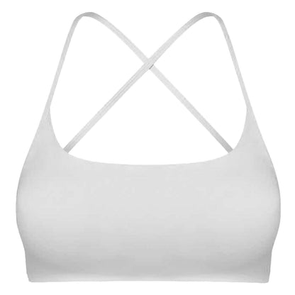 Women Cross Back Sport Bras Padded with Removable Pads Thin Straps DailySale