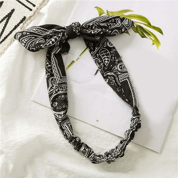 Women Fashion Sweet Retro Print Headbands DailySale