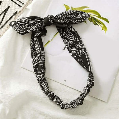 Women Fashion Sweet Retro Print Headbands DailySale