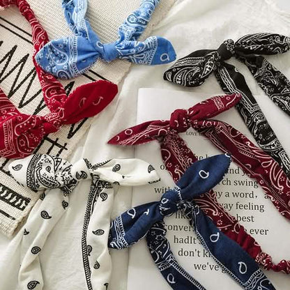 Women Fashion Sweet Retro Print Headbands DailySale