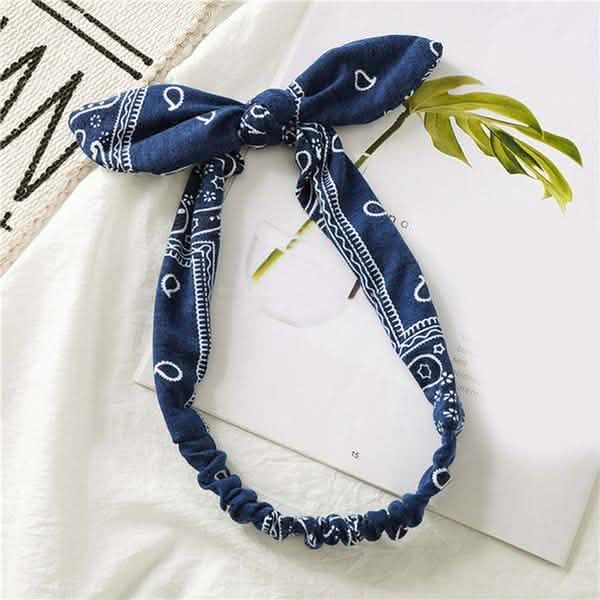 Women Fashion Sweet Retro Print Headbands DailySale