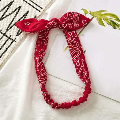 Women Fashion Sweet Retro Print Headbands DailySale