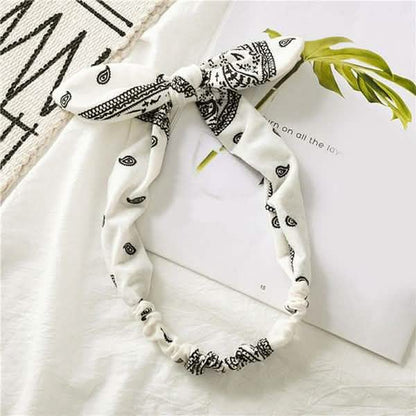 Women Fashion Sweet Retro Print Headbands DailySale
