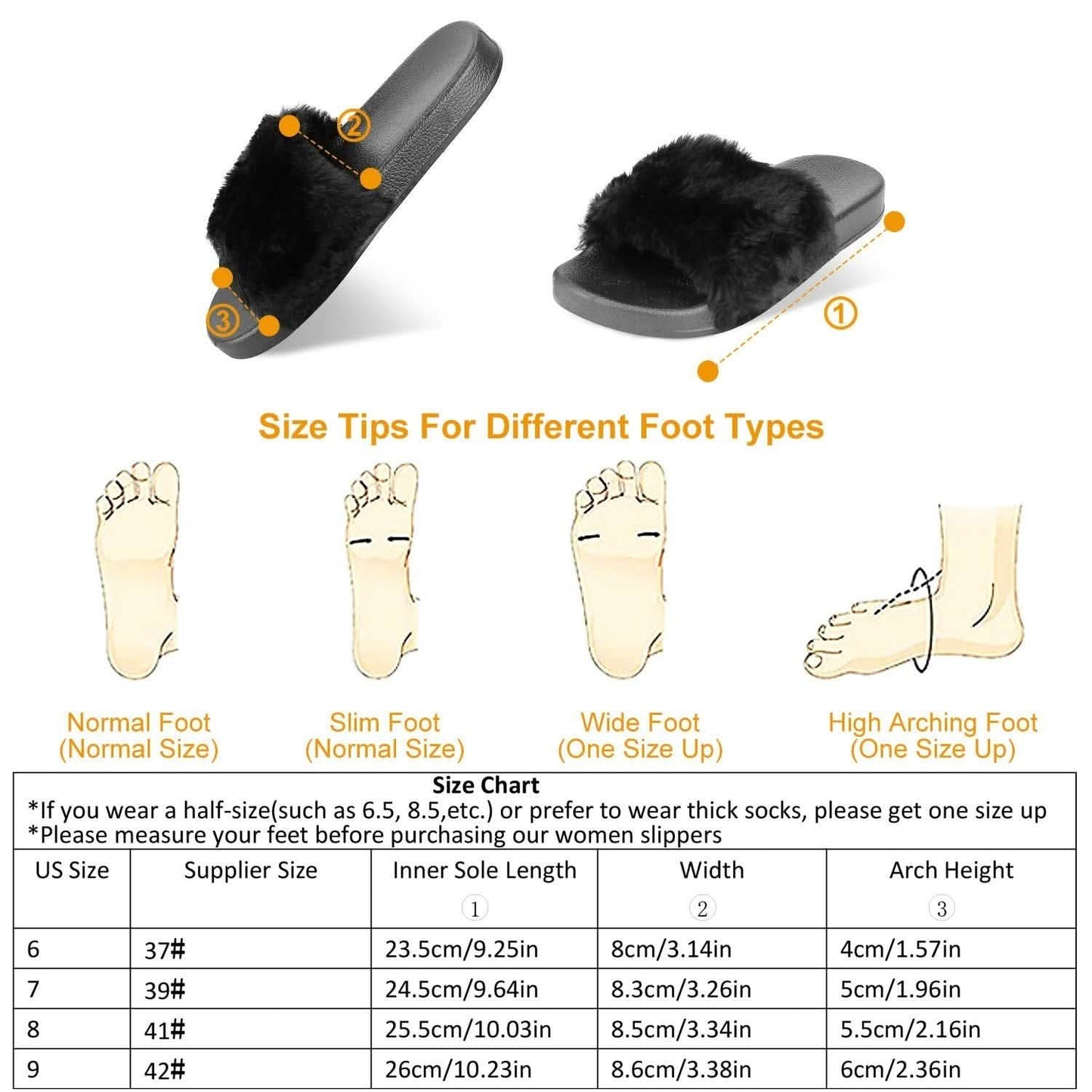 Women Faux Fur Slippers Open Toe DailySale