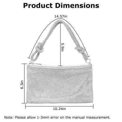 Women Glitter Evening Bags Shiny Rhinestone Handbag Purses DailySale