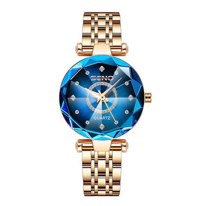 Women Golden and Silver Classic Quartz Watch DailySale