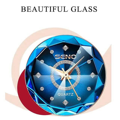 Women Golden and Silver Classic Quartz Watch DailySale