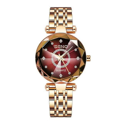 Women Golden and Silver Classic Quartz Watch DailySale