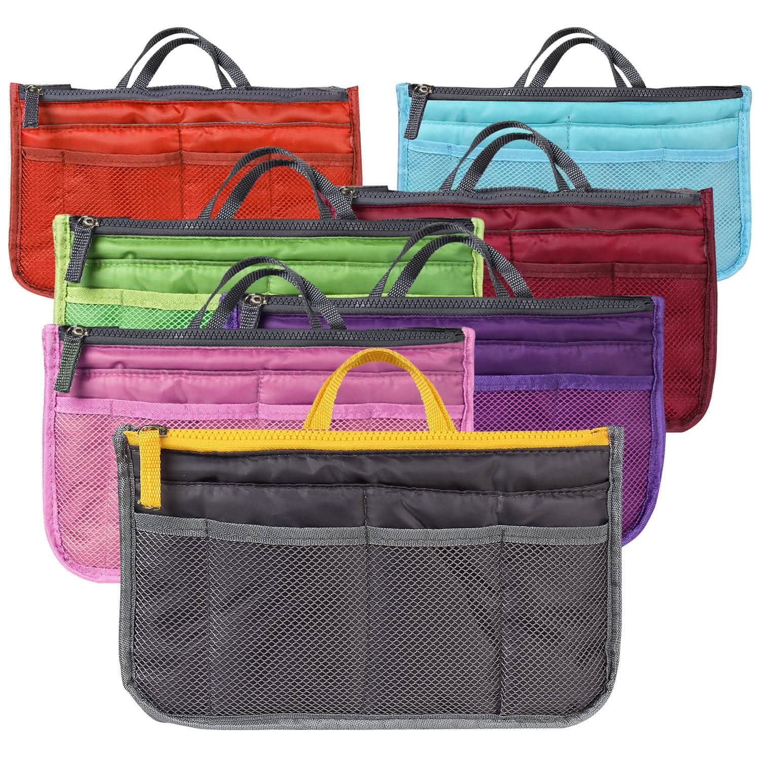 Women Lady Travel Insert Handbag Organizer Makeup Bags DailySale