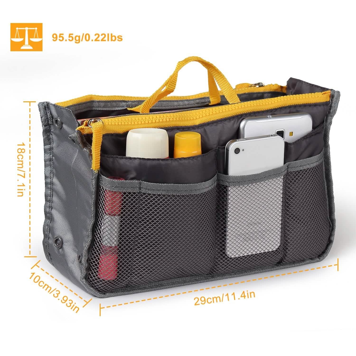 Women Lady Travel Insert Handbag Organizer Makeup Bags DailySale