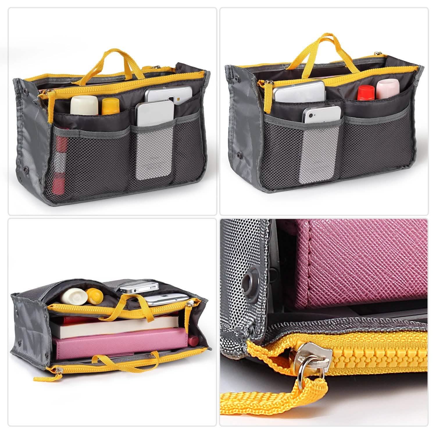 Women Lady Travel Insert Handbag Organizer Makeup Bags DailySale