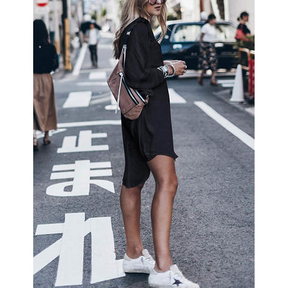 Women Loose Long Sleeve Swimsuit Cover Ups Button Down Beach Shirt DailySale
