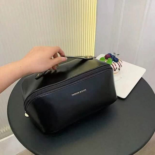 Women Makeup Organizer Toiletry Leather Bag DailySale