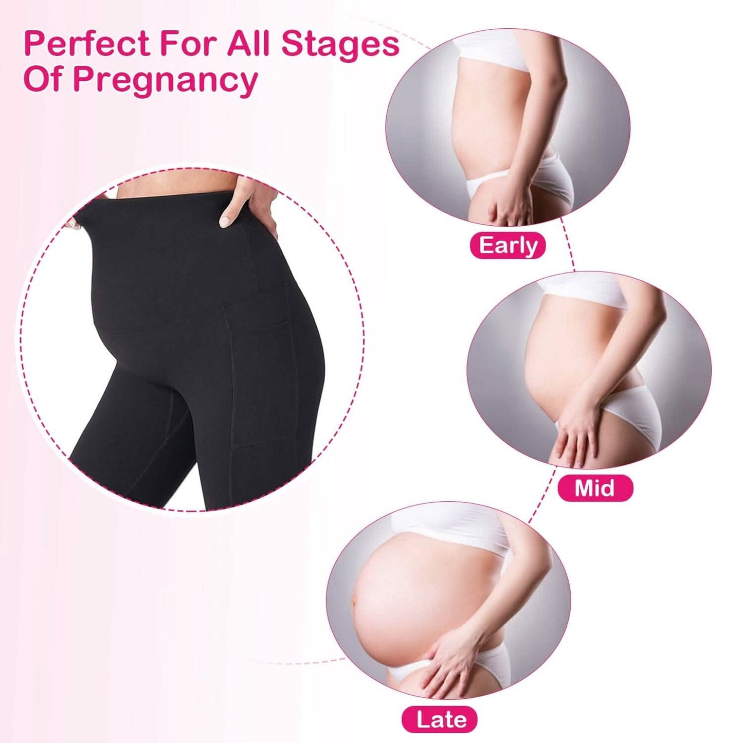 Women Maternity Seamless Shorts DailySale