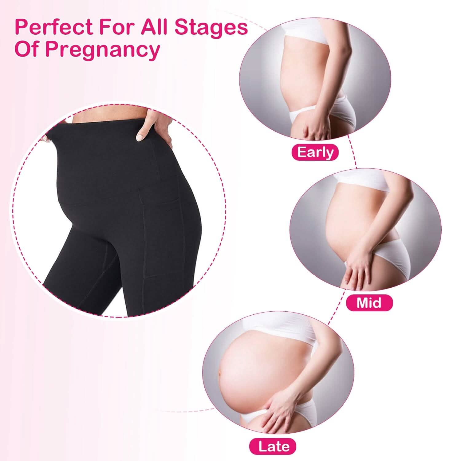 Women Maternity Seamless Shorts DailySale