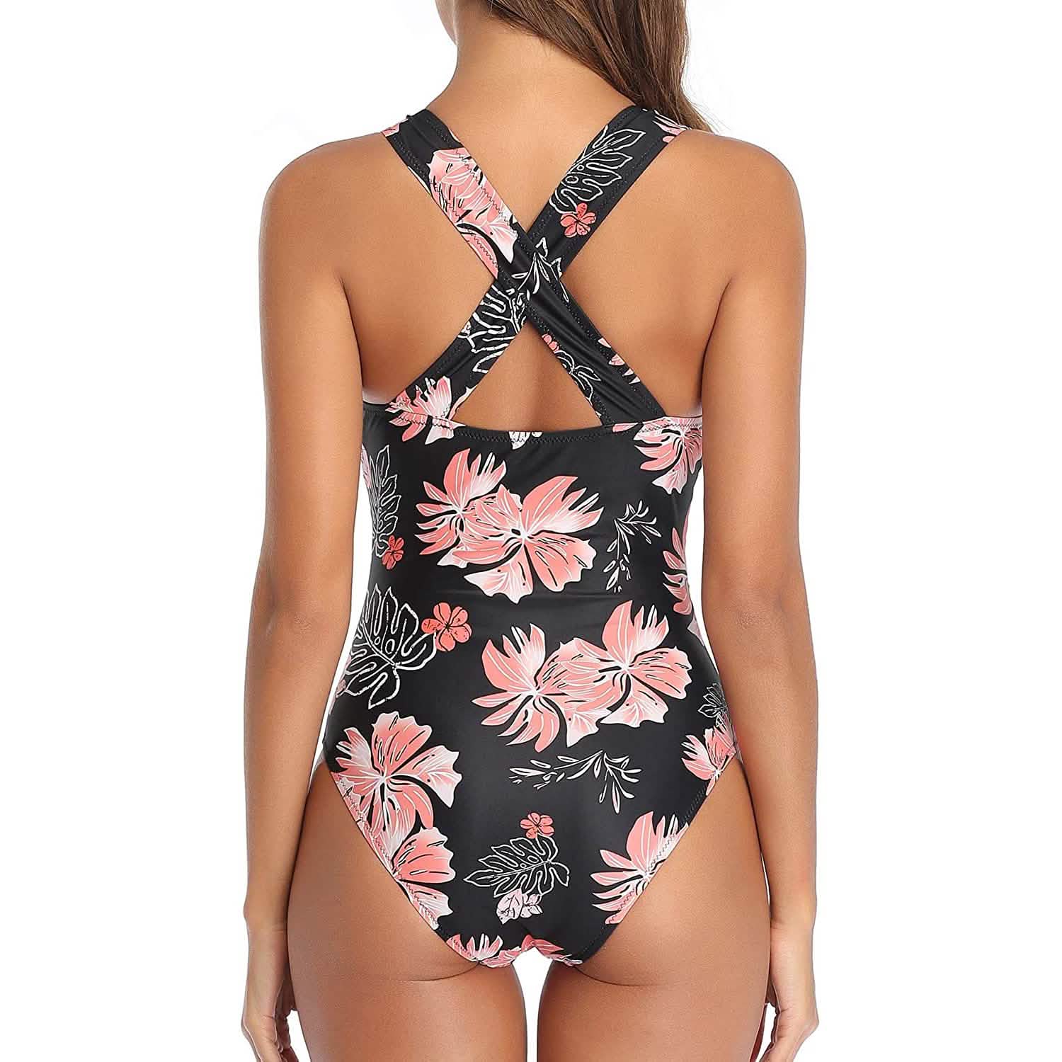 Women One Piece Plunge V Neck Monokini Sexy Hollow Out Swimsuit DailySale