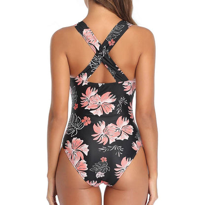 Women One Piece Plunge V Neck Monokini Sexy Hollow Out Swimsuit DailySale