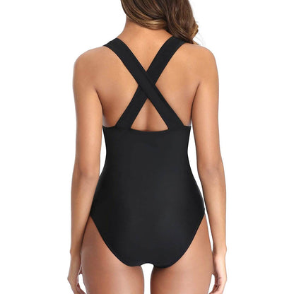 Women One Piece Plunge V Neck Monokini Sexy Hollow Out Swimsuit DailySale