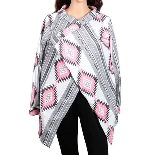 Women Open Front Long Sleeve Cardigan DailySale