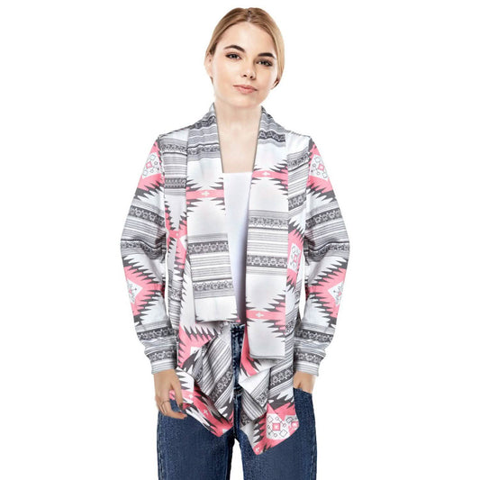 Women Open Front Long Sleeve Cardigan DailySale
