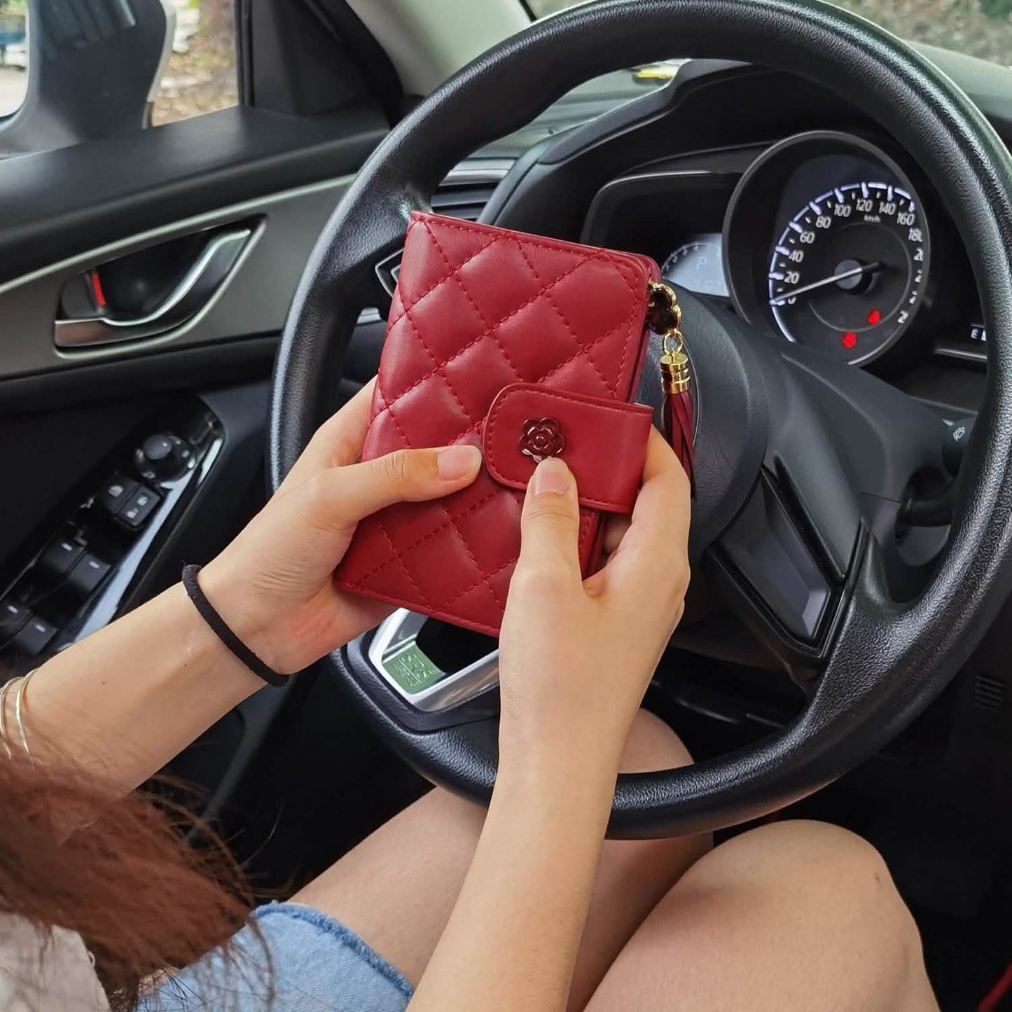 Women PU Leather Clutch Wallet DailySale