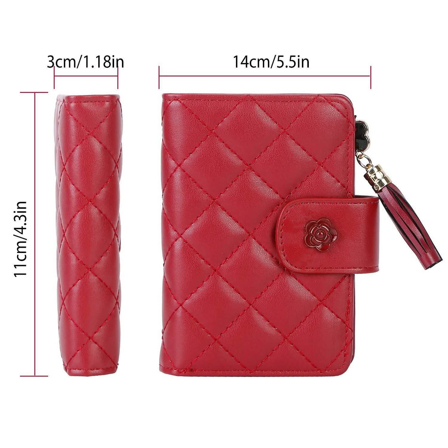 Women PU Leather Clutch Wallet DailySale