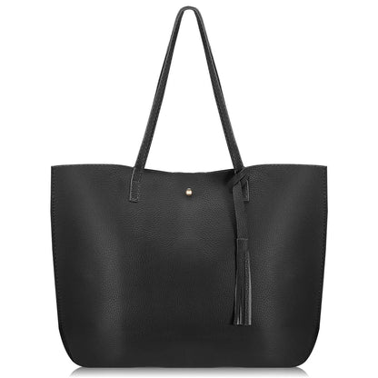 Women PU Leather Tote Bag DailySale