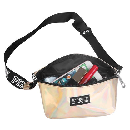 Women Shiny Leather Waist Pack Bag DailySale