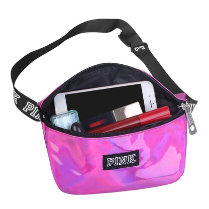 Women Shiny Leather Waist Pack Bag DailySale
