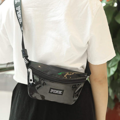 Women Shiny Leather Waist Pack Bag DailySale