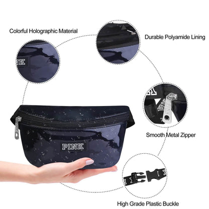 Women Shiny Leather Waist Pack Bag DailySale