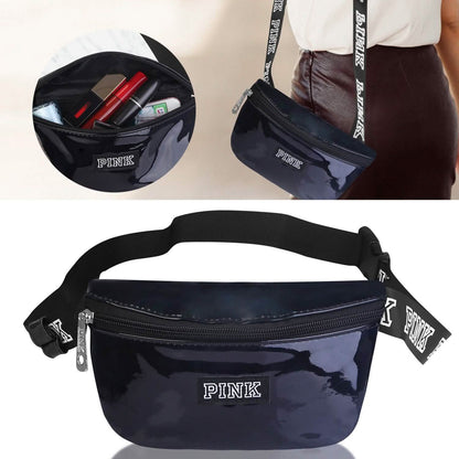 Women Shiny Leather Waist Pack Bag DailySale