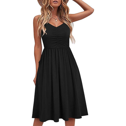 Women Sleeveless Cotton Summer Beach Dress DailySale