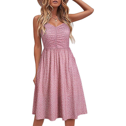 Women Sleeveless Cotton Summer Beach Dress DailySale